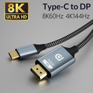 <span class=keywords><strong>C</strong></span>âble <span class=keywords><strong>USB</strong></span> Type <span class=keywords><strong>C</strong></span> <span class=keywords><strong>vers</strong></span> <span class=keywords><strong>DisplayPort</strong></span> 6FT, ultra haute vitesse 32,4 Gbps, 8K 60Hz, 4K <span class=keywords><strong>144Hz</strong></span>, compatible Thunderbolt 4/3, <span class=keywords><strong>DisplayPort</strong></span> 1.4 - Product Image 1