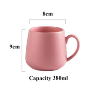 Vente en gros d'usine, ensemble de tasses à café en céramique blanches et noires personnalisées avec logo promotionnel, grande capacité, pour la rentrée scolaire