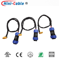 Câble adaptateur d'alimentation CC étanche personnalisé 16AWG SP21 à 2 broches mâle aviation vers XT60 femelle pour station d'alimentation portable