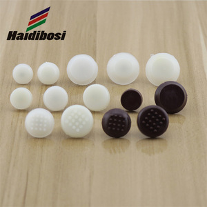 Haidibosi Furniture Felt <b>Pad</b> Plastic Anti-Slip <b>Chair</b> Table Legs Base Nails White Brown - Product Image 1