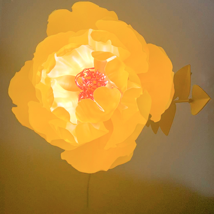 Home Decoration Interior Lighting 3D Night Light Customized Luxury Blooming Flower LED Night Light