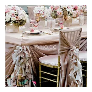 Toptan ucuz sandalye kaplamaları düğün dekorasyon