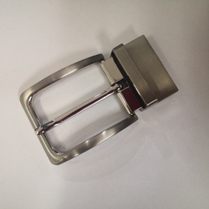 Fibbia da uomo larga 35mm per cintura in lega di zinco con fibbia reversibile popolare stile italiano Casual girevole doppia fibbia per l'esportazione - Product Image 4
