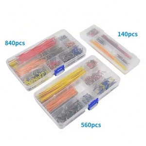 Paquete de 140, 560 y 840 cables de puente para breadboard, cables de conexión para breadboard - Product Image 1