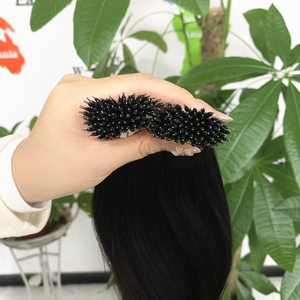 Estensioni per Capelli Ricci 100% Vergini Brasiliani Remy Double Drawn con Cuticole Allineate, con Anelli Nano, I, U, Punte Piatte e Cheratina - Product Image 5