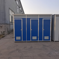 Cabine de douche de toilette portative mobile extérieure de paquet plat, événements portatifs de toilette pour des personnes âgées et des adultes