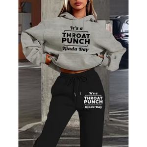 Local Factories No MOQ Custom <b>Women's</b> 2-Piece <b>Short</b> Top Breathable Eco-Friendly Winter Sweat <b>Suit</b> Set with Hoodie and Sweatpants - Product Image 1
