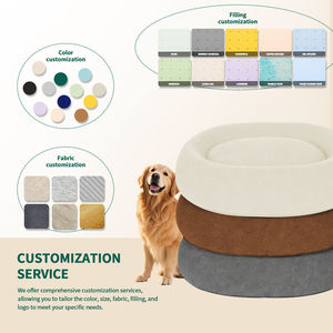 Benutzer definierte umwelt freundliche Haustier Hund Katze Ortho pä dische Memory Foam Betten Matte Hund Schlaf bett Wasserdichte abnehmbare Abdeckung - Product Image 3
