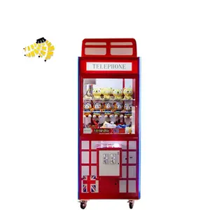 Toy Small Round Plastic Mini Vending Capsules 60cm Push Button Blank Crane Machine Big Gift Bag Coin Oprated Ride On Animals