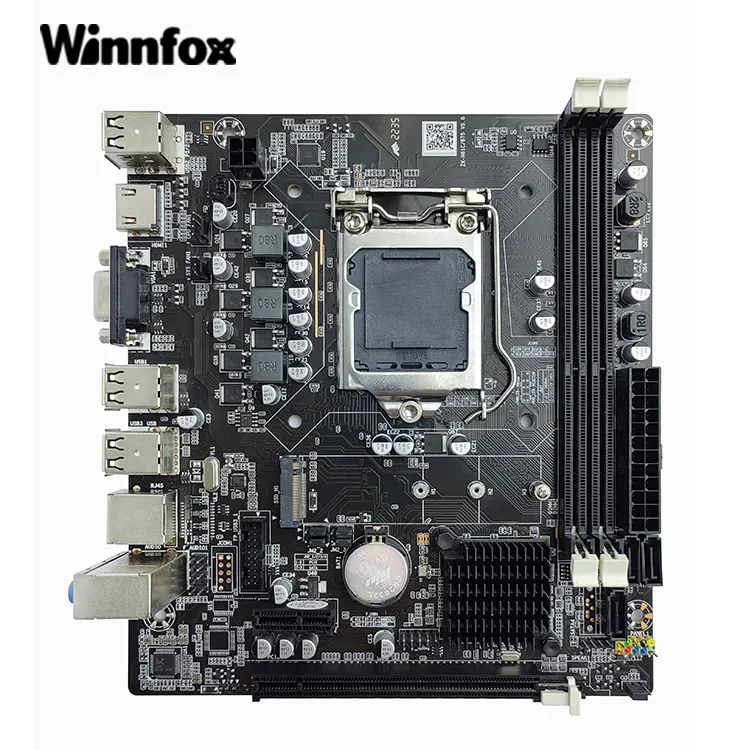 WinnfoxH61メインボードLGA1155ゲーミングi3 i5 i7マザーボード (コンピューターPCH61マザーボード用)