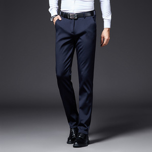 Ventes chaudes 2026 Costumes pour hommes Pantalons Formelle Affaires Dernière tendance Couleur noire Pantalons de cérémonie pour hommes Grande taille pour hommes - Product Image 4