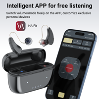 Vienatone R80 USA Vente Chaude Écouteur BTE Rechargeable Appareil Auditif Numérique RIC avec Contrôle Sans Fil Bluetooth APP