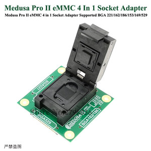 Adaptateur de prise eMMC 4-en-1 Original Medusa Pro II Box pour la réparation et le flashage de téléphones K389 - Product Image 1