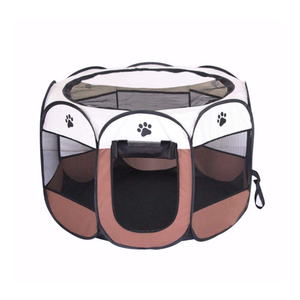 Corral para Perros, Jaula Tipo Tienda de Campaña para Perros Pequeños, Portátil para Interiores y Exteriores, de Acero Inoxidable, Ecológico - Product Image 1