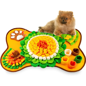 Juguete de Alfombra Olfativa para Mascotas, Tapete de Entrenamiento para Perros y Gatos, Lavable, con Comida Oculta, Juguete Interactivo de Alimentación Lenta para Perros - Product Image 1