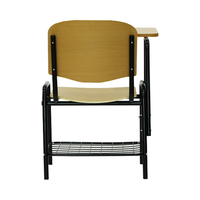 Meubles de classe personnalisables, bureau et chaise combinés en plastique rigide pour la formation des étudiants