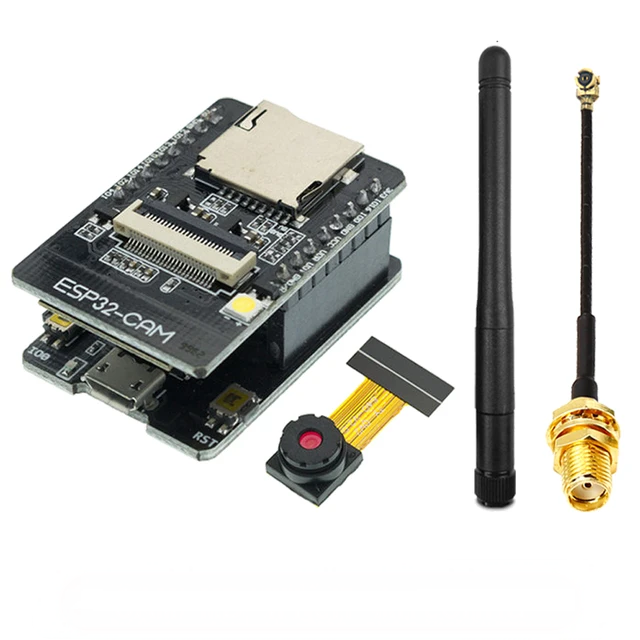 WIFI+ Module ESP32-CAM+ESP32 Baseboard CH340G+ 2.4G Antenna (set)