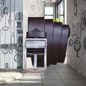 WESTAL Cinturón de cuero genuino de piel de vaca para hombre, hebilla de aleación, cinturón duradero informal y formal para jeans - Product Image 2