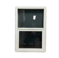 Fenêtre à guillotine simple en vinyle UPVC de style américain personnalisé de haute qualité