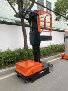 3M 4Mワークプラットフォームリチウム電池ミニオーダーピッカー倉庫ピッカー狭い0.8メートル - Product Image 3