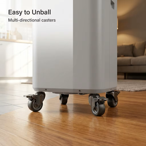 เครื่องปรับอากาศแบบพกพา 9000 BTU ประสิทธิภาพสูง พร้อมระบบควบคุมผ่านแอป WiFi ใช้สารทำความเย็น R290 เป็นมิตรต่อสิ่งแวดล้อม เหมาะสำหรับบ้านสมัยใหม่ ใช้ได้ทั้งทำความเย็นและความร้อน - Product Image 4