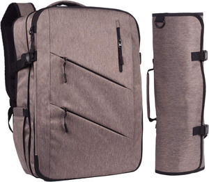 Échantillon gratuit, couteau de chef écologique personnalisé pour barbecue, sac à outils en toile cirée enroulable - Product Image 1