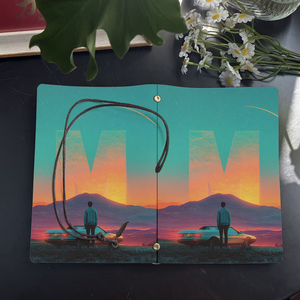 Hermoso cuaderno A6 hecho a mano, imprescindible para estudiantes de máster, perfecto para investigación de laboratorio y registros de experimentos con Man Car - Product Image 4
