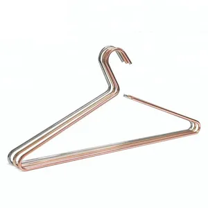Assessed Supplier LINDON Display Cloth Rack Gold Metal Coat Hangers for Clothes