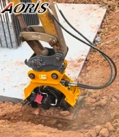 Compacteur de sol vibrant hydraulique robuste pour excavatrices 320/PC200/920E/EC200D