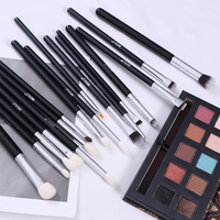 BEILI Ensemble de 30 pinceaux de maquillage professionnels de haute qualité, pinceau à poudre, pinceau kabuki, pinceaux de maquillage à étiquette privée, emballage en boîte