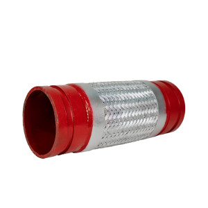 Kết nối mặt bích/Hàn linh hoạt sóng <span class=keywords><strong>SS</strong></span> mở rộng khớp nối dây thép không gỉ bện ống kim loại ống - Product Image 4