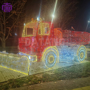 Luces Decorativas LED de Navidad para Exteriores de Alta Calidad IP65, Espectáculo de Luces Temáticas Personalizadas, Tren 3D Colorido, Decoración Festiva - Product Image 2