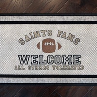 Tapis de porte en polyester gris extérieur en caoutchouc pour sublimation