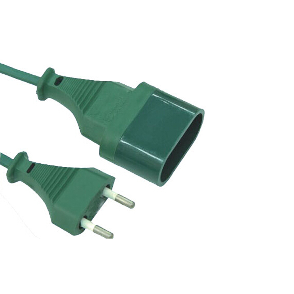bombilla hembra cable con interruptor de nuevo 2 pin ac enchufe del cable de alimentación