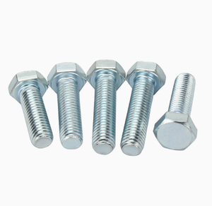 Boulons hexagonaux en acier au carbone Q235 fabriqués en usine, boulons hexagonaux M5-M20 - Product Image 2