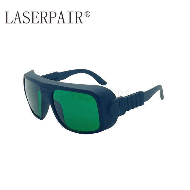 CE EN207 Certified Laser Eye Protection Safety Goggles Full-Frame TR90 Frame Polycarbonate Lenses 450nm 650nm 808nm 980nm