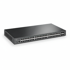 Commutateur réseau géré <span class=keywords><strong>TP</strong></span>-<span class=keywords><strong>Link</strong></span> TL-SG3452 Full Gigabit, <span class=keywords><strong>48</strong></span> ports 10/100/1000Base-T RJ45, 4 ports SFP Gigabit, VLAN, commutateur réseau Web - Product Image 1