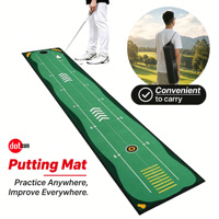 Tapis de putting pour le golf, tapis de putting d'intérieur pour la pratique du golf à la maison, au bureau et pour les clubs