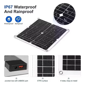 Kit de panneaux solaires à bas prix, <span class=keywords><strong>mini</strong></span> 10w 20w 30w 50w 5v 6v 12v, panneau solaire flexible portable, chargeur solaire Surya pour appareil LOT - Product Image 2