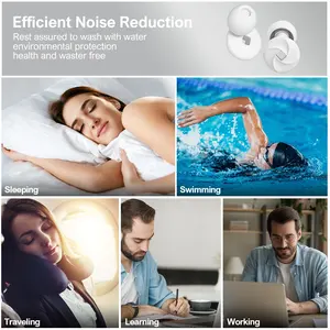 Noise Cancelling Reduction Silicone Earplugs With In Case And Logo Hearing Protection Ear Plugs For Sleep