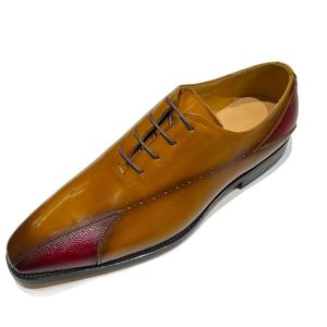 Chaussures Oxford pour hommes en cuir véritable de haute qualité, grande taille, formelles et décontractées, à bout carré, imperméables et respirantes - Product Image 5