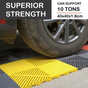 Non-Slip sàn nhựa trong nhà sử dụng <span class=keywords><strong>Click</strong></span>-Clack gạch rửa xe bên ngoài nhà để xe thông gió rô gạch nội thất - Product Image 4