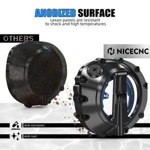 Nicecnc ฝาครอบคลัทช์อลูมิเนียมใสใสสำหรับ <span class=keywords><strong>BMW</strong></span> S1000RR 2019-2024 S1000XR <span class=keywords><strong>M1000RR</strong></span> <span class=keywords><strong>2021</strong></span> 2022 2023 2024 - Product Image 3