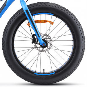 Vélo de montagne pour homme à cadre en aluminium de 24 pouces, 8 vitesses, pneus larges pour la neige, fabriqué à Tianjin, Chine - Product Image 6