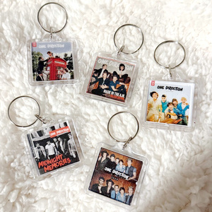 LOW MOQ Logotipo de personalización Singer Chip One Direction Midnight Memories Llavero Tag 1 D Mini CD Nfc Llavero - Product Image 2