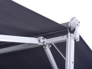 Manual de aluminio retráctil doble lado libre toldo con paneles solares 5X3M - Product Image 4