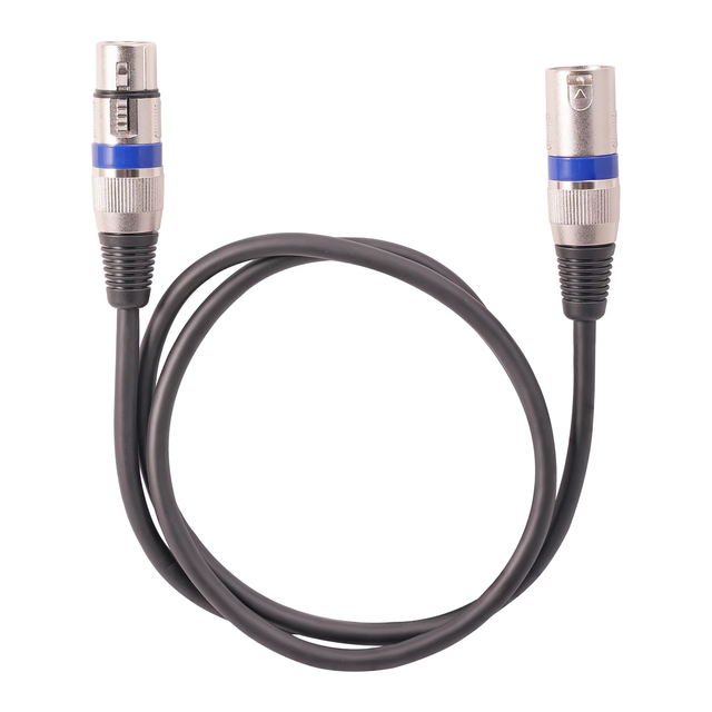 High Quality  3-Pin XLR DMX Cable Male Female PVC Stereo Projector DVD Player Audio Video Available  Xlr Extension Cord