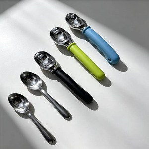 Cuchara para helado de acero inoxidable con mango cómodo para uso doméstico y comercial - Product Image 1