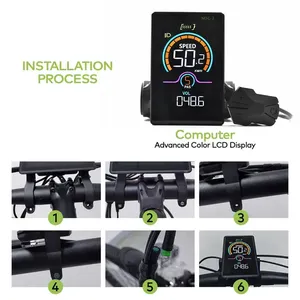 Velocímetro con Pantalla a Color Vertical Central para Bicicleta Eléctrica M5c-2, Accesorios para Ciclismo - Product Image 5