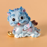Figurines personnalisées en résine, ornements créatifs et adorables, nouvelle collection de figurines artisanales en résine PI Xiu, décorations de collection.